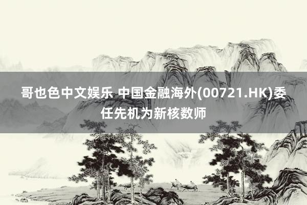 哥也色中文娱乐 中国金融海外(00721.HK)委任先机为新核数师