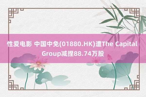 性爱电影 中国中免(01880.HK)遭The Capital Group减捏88.74万股