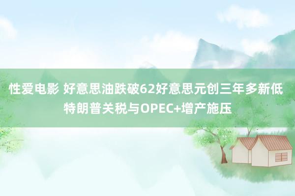 性爱电影 好意思油跌破62好意思元创三年多新低 特朗普关税与OPEC+增产施压