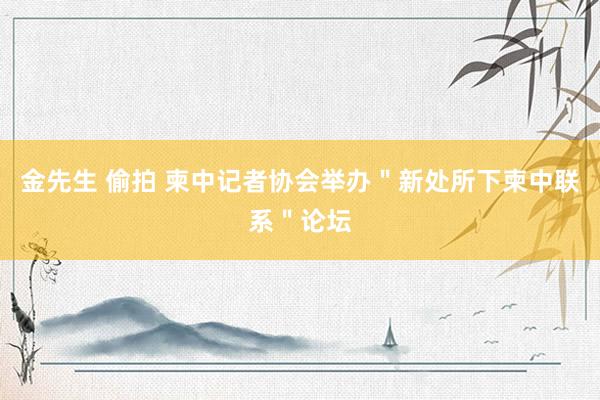 金先生 偷拍 柬中记者协会举办＂新处所下柬中联系＂论坛