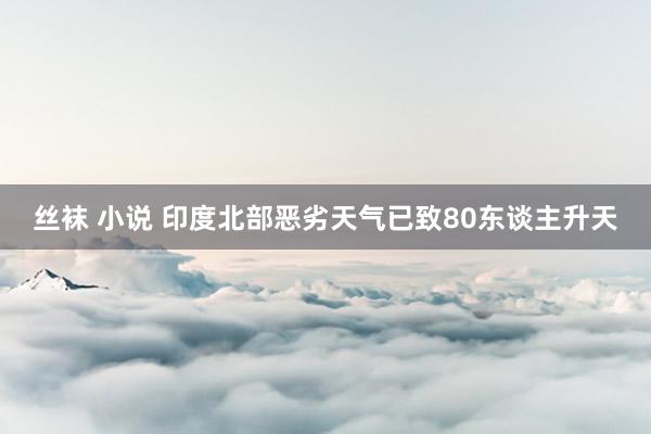 丝袜 小说 印度北部恶劣天气已致80东谈主升天
