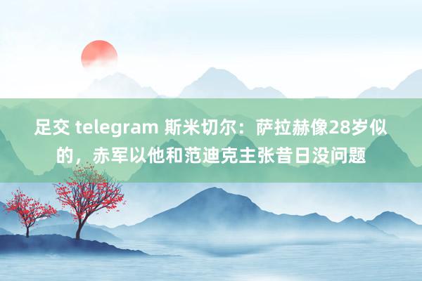 足交 telegram 斯米切尔：萨拉赫像28岁似的，赤军以他和范迪克主张昔日没问题