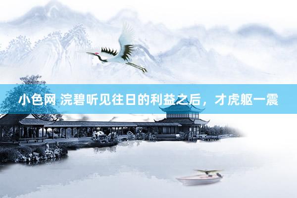 小色网 浣碧听见往日的利益之后，才虎躯一震
